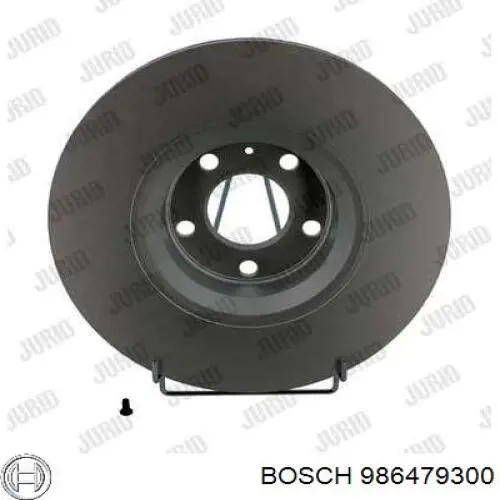 Диск переднього гальма Bosch 986479300 ціна, від 61.42 USD