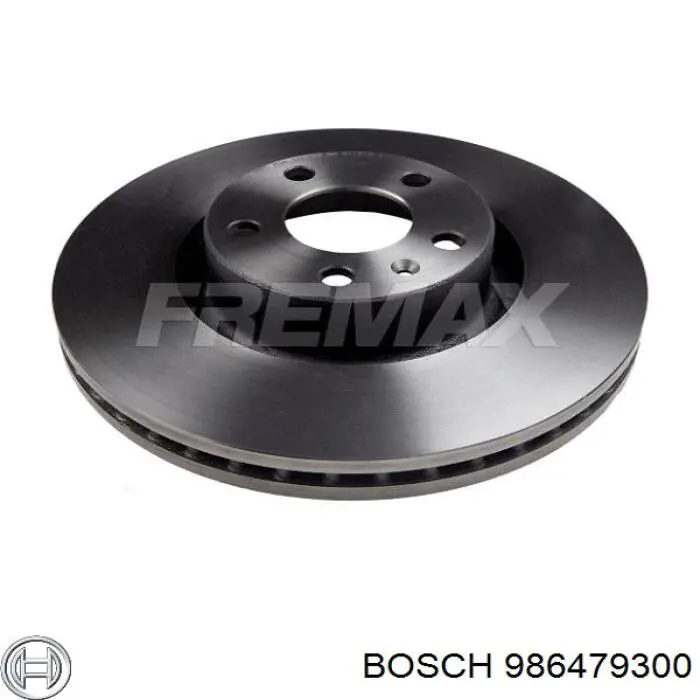 986479300 Bosch диск гальмівний передній