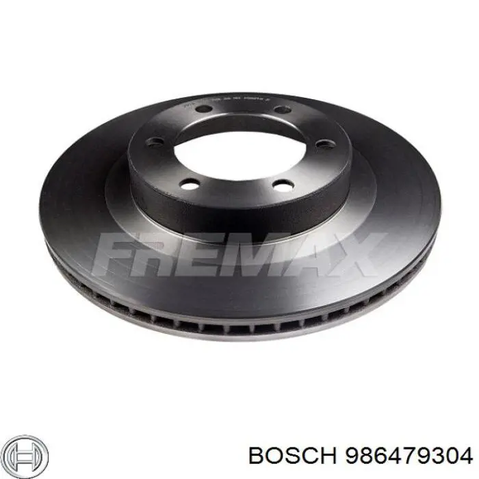986479304 Bosch диск гальмівний передній