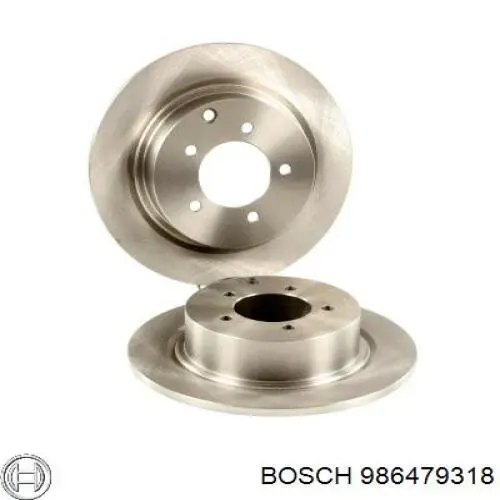 986479318 Bosch Дискові гальма