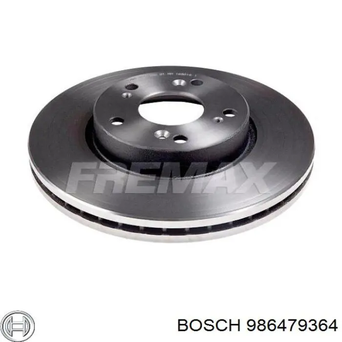 Гальмівні диски передні 986479364 Bosch