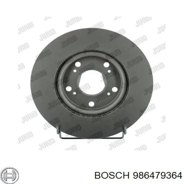 986479364 Bosch диск гальмівний передній