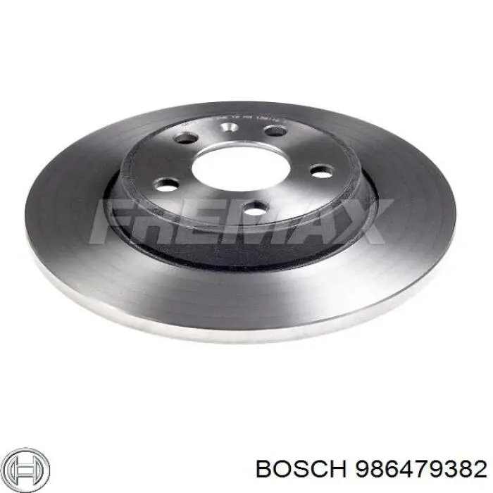 Задні дискові гальма Bosch 986479382 ціна, від 12.67 USD