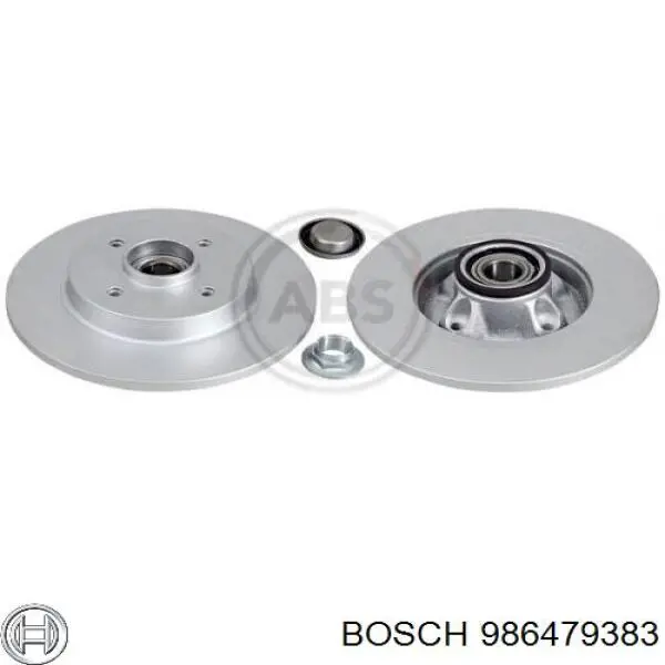 Купити 986479383 Bosch Диск заднього гальма