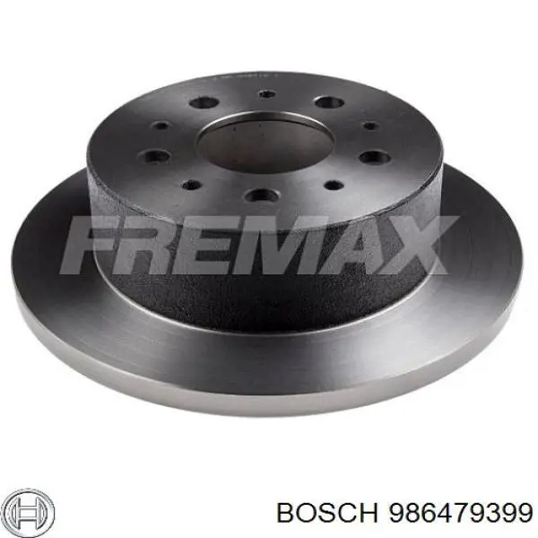 Гальмівні диски 986479399 Bosch
