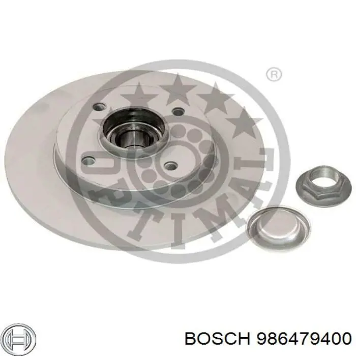 Гальмівні диски 986479400 Bosch