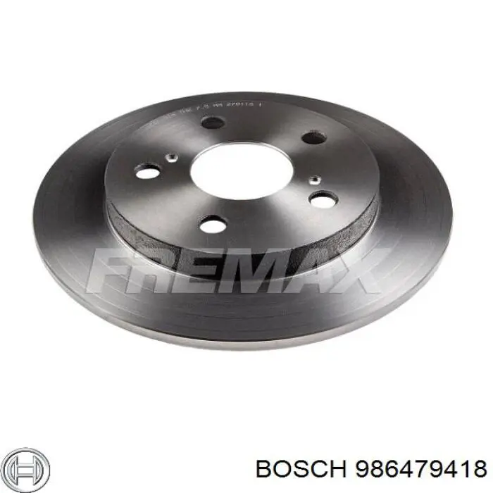 Задні дискові гальма Bosch 986479418 ціна, від 30.78 USD