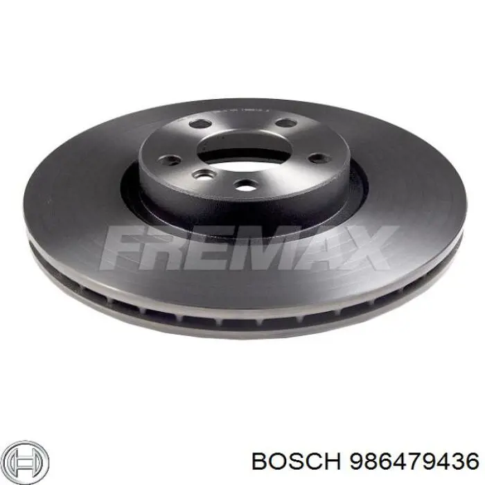 986479436 Bosch диск гальмівний передній