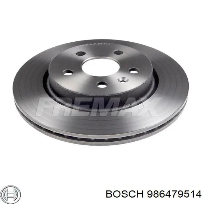 Купити 986479514 Bosch Диск заднього гальма