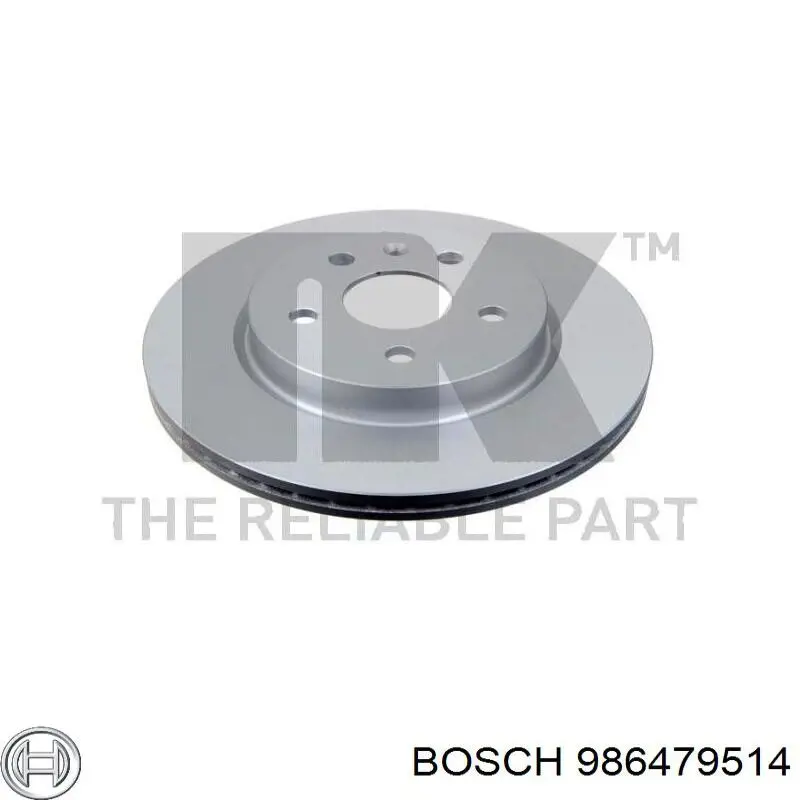 986479514 Bosch Дискові гальма