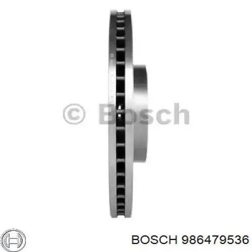Гальмівні диски передні 986479536 Bosch