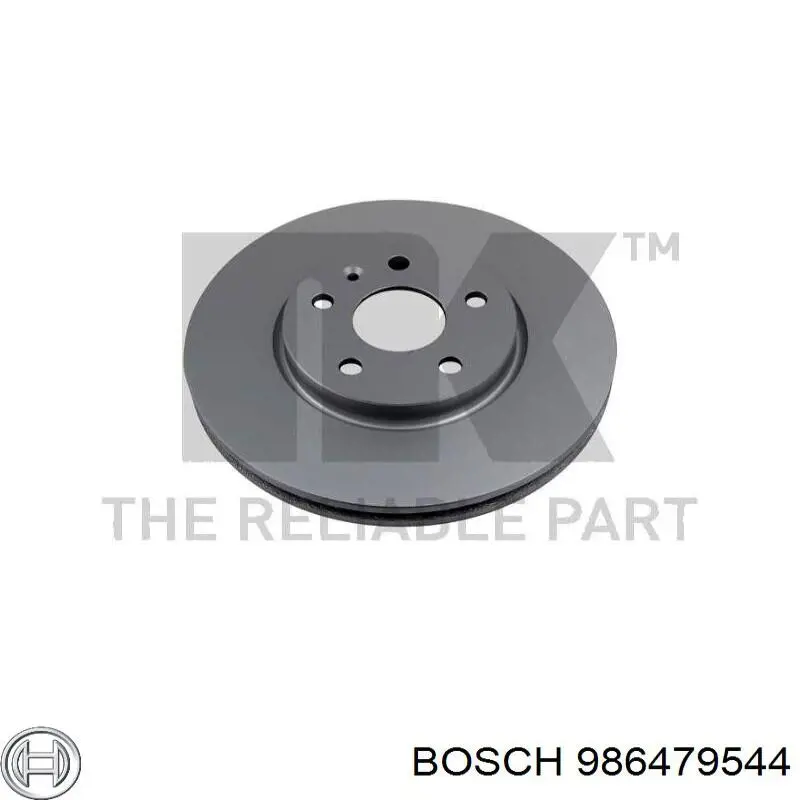 986479544 Bosch Гальмо дискове переднє