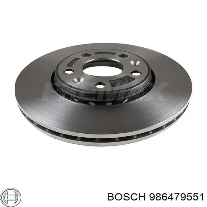 986479551 Bosch диск гальмівний передній
