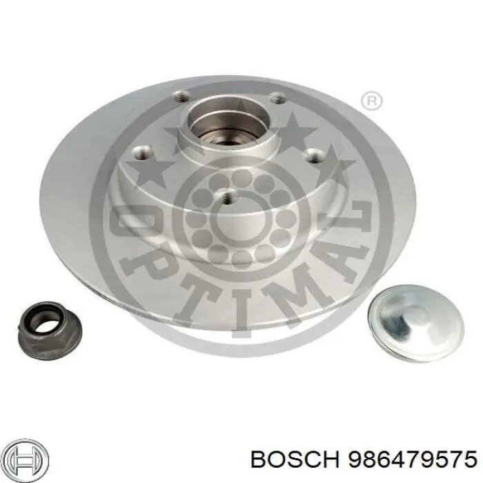 Диск гальмівний задній 986479575 Bosch