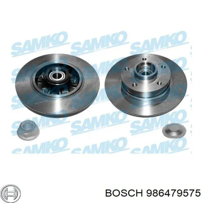 986479575 Bosch Дискові гальма