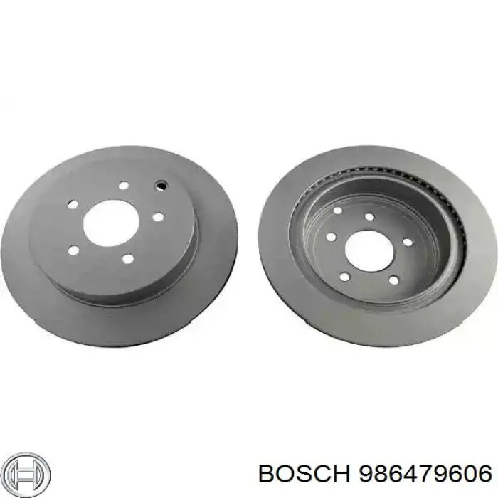 986479606 Bosch диск гальмівний задній