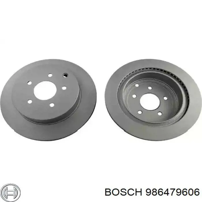 Диск гальмівний задній 986479606 Bosch