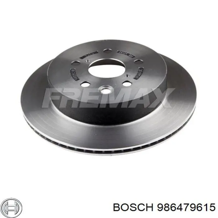 Купити 986479615 Bosch Диск заднього гальма
