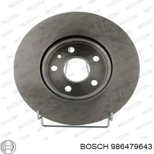 Диск переднього гальма Bosch 986479643 ціна, від 48.62 USD