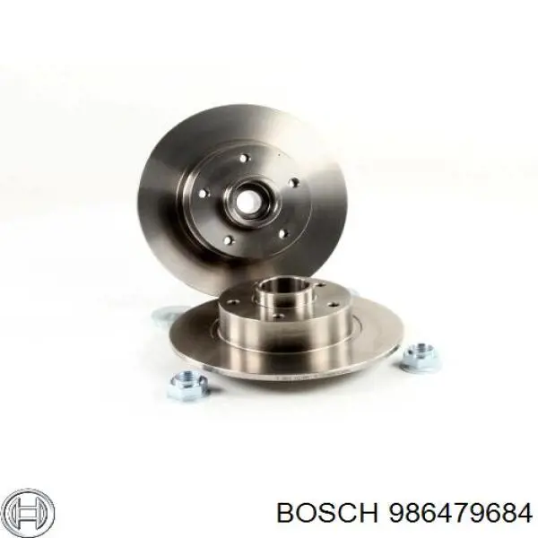 Купити 986479684 Bosch Диск заднього гальма