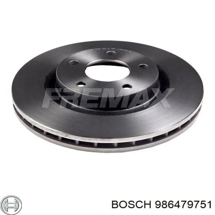 986479751 Bosch диск гальмівний передній