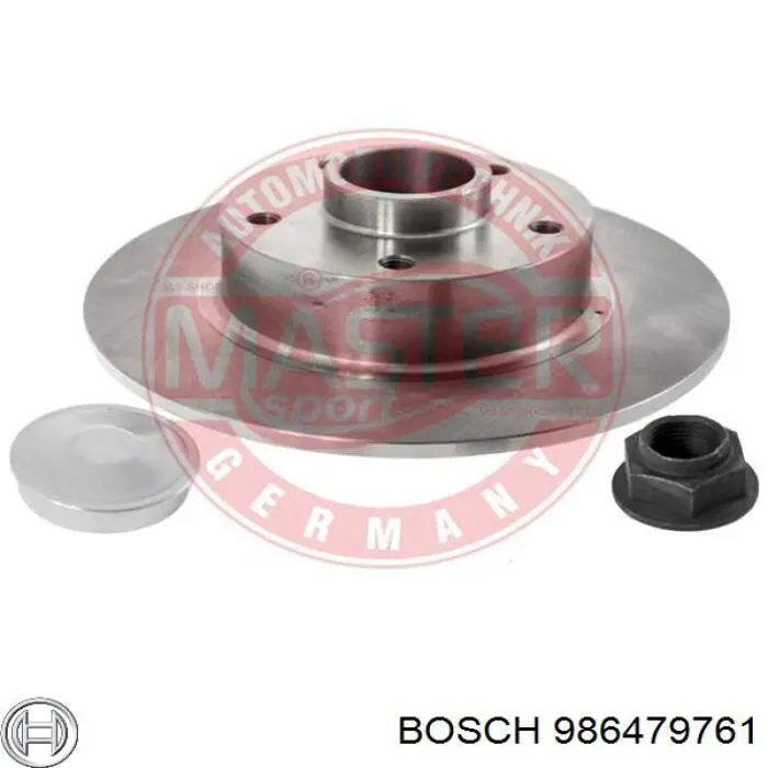 Купити 986479761 Bosch Диск заднього гальма