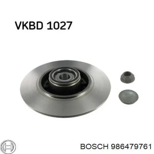 Задні дискові гальма Bosch 986479761 ціна, від 86.74 USD