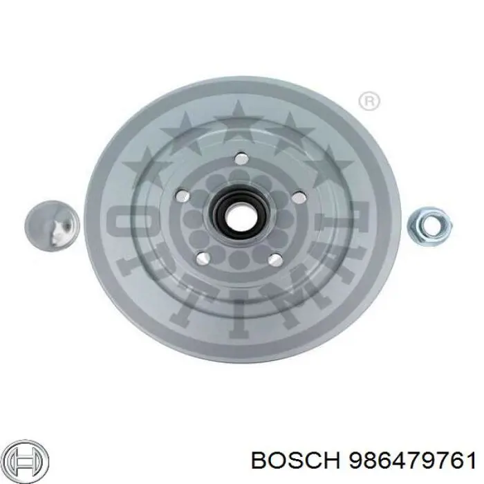 Диск гальмівний задній 986479761 Bosch