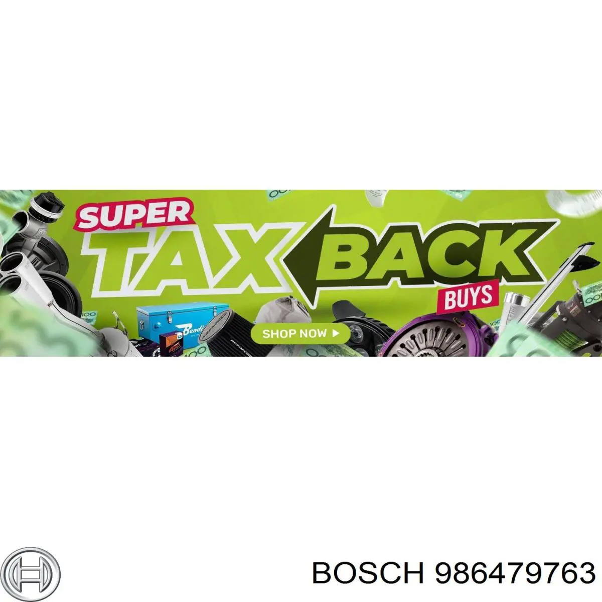 Купити 986479763 Bosch Диск заднього гальма