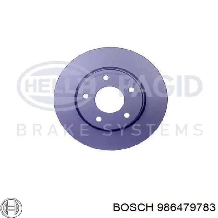 986479783 Bosch диск гальмівний передній