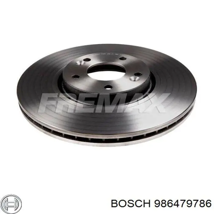 986479786 Bosch диск гальмівний передній