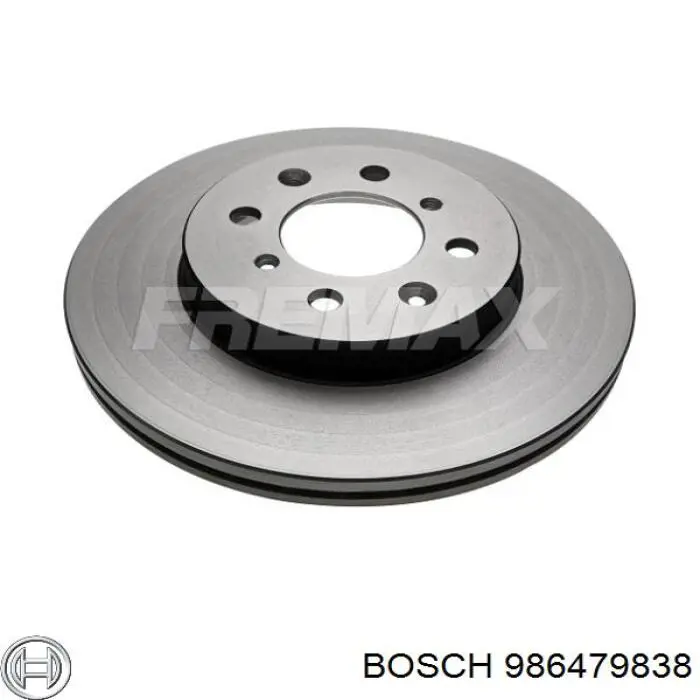986479838 Bosch диск гальмівний передній