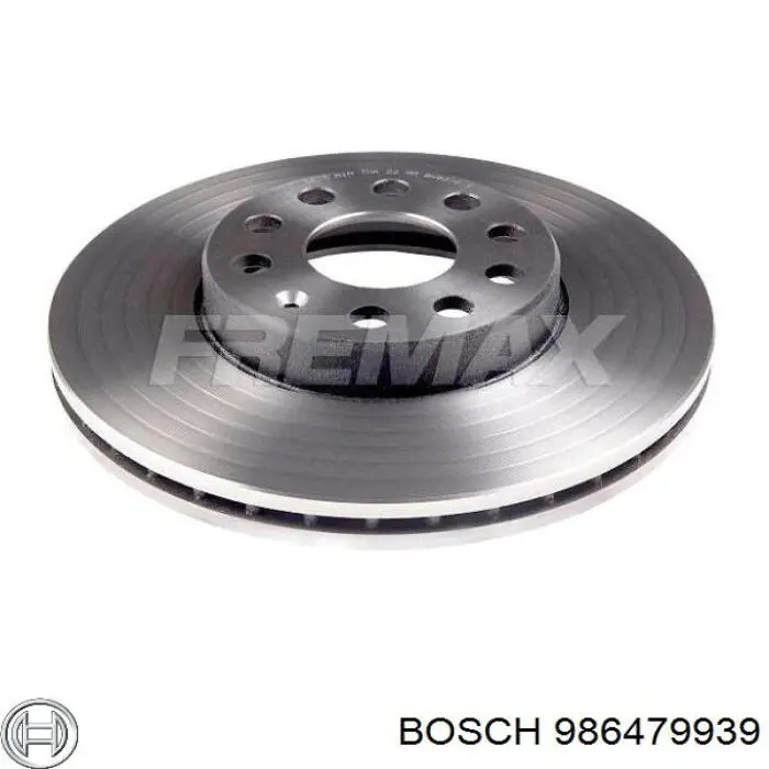 986479939 Bosch Ремкомплект передніх гальм
