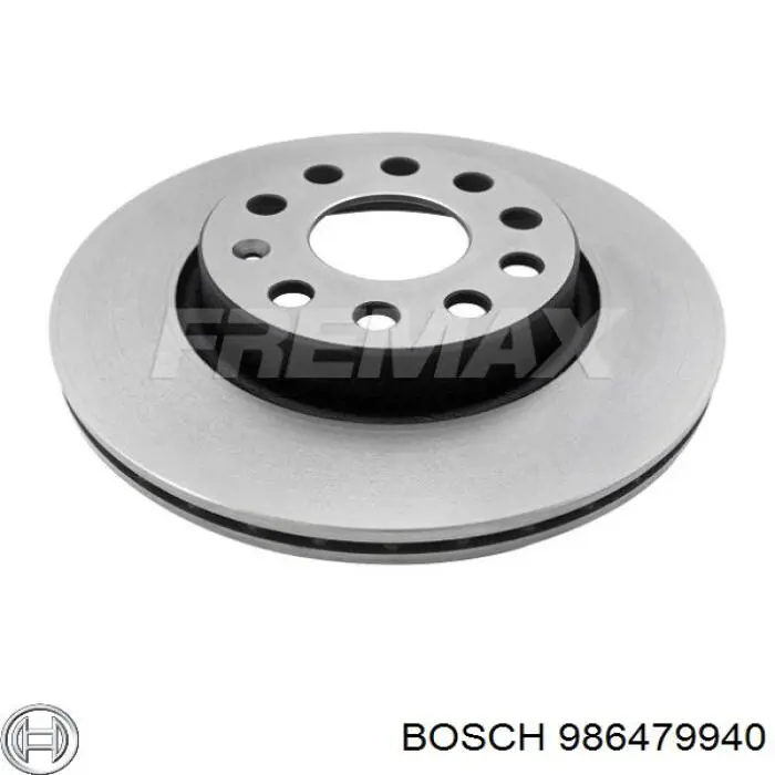 Гальмівні диски передні 986479940 Bosch