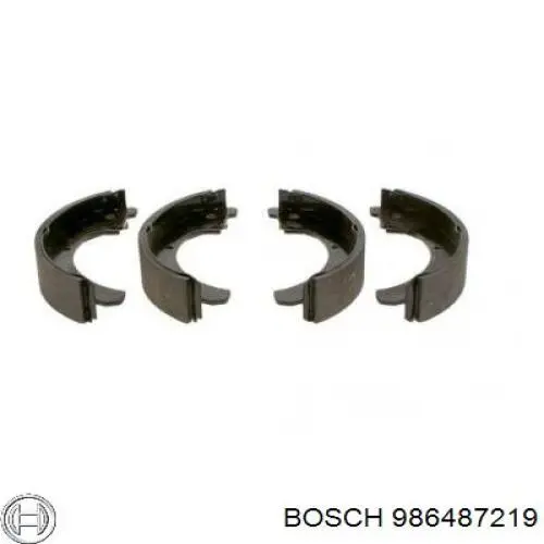 Купити 986487219 Bosch Колодки гальмові задні, барабанні