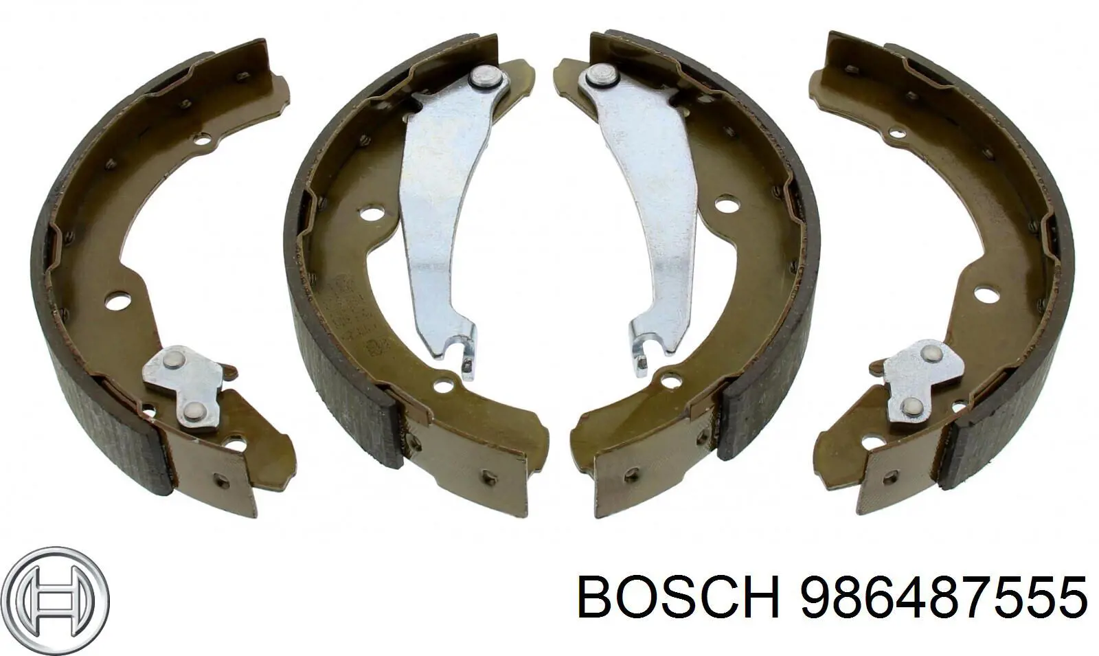Колодки гальмові задні, барабанні Bosch 986487555 ціна, від 26.20 USD