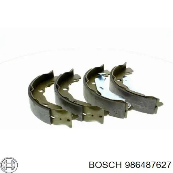 986487627 Bosch колодки гальмові задні, барабанні