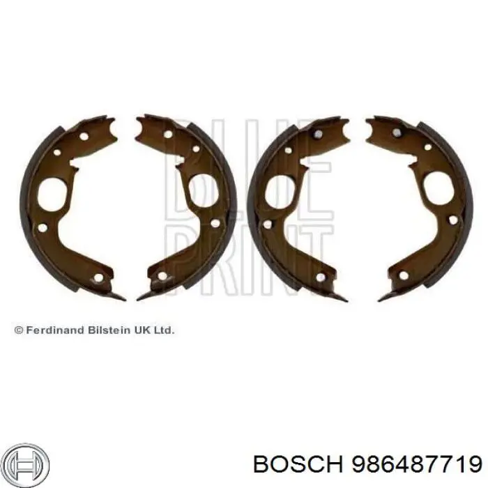 Колодки ручника / стоянкового гальма Bosch 986487719 ціна, від 26.10 USD