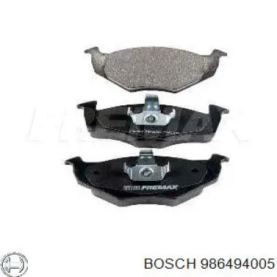 986494005 Bosch Передні гальмівні колодки