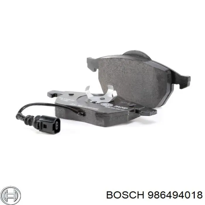 986494018 Bosch Передні гальмівні колодки
