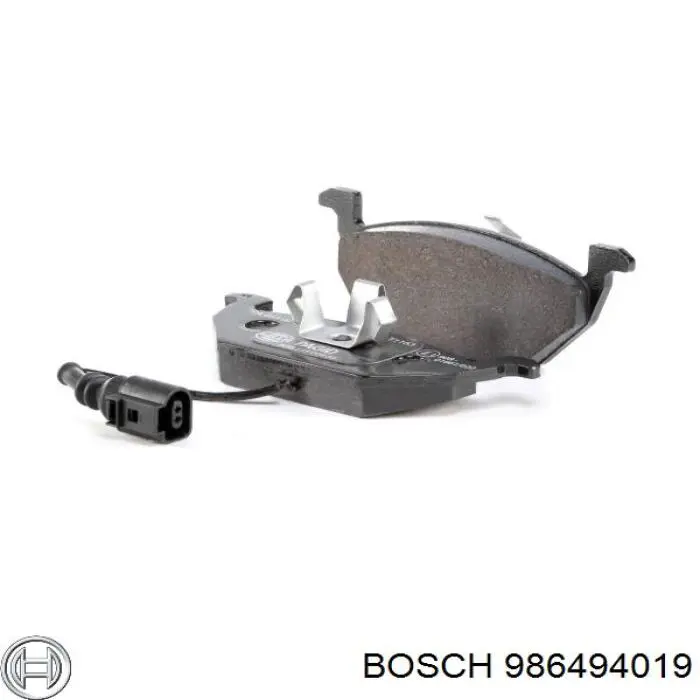 Передні тормозні колодки 986494019 Bosch