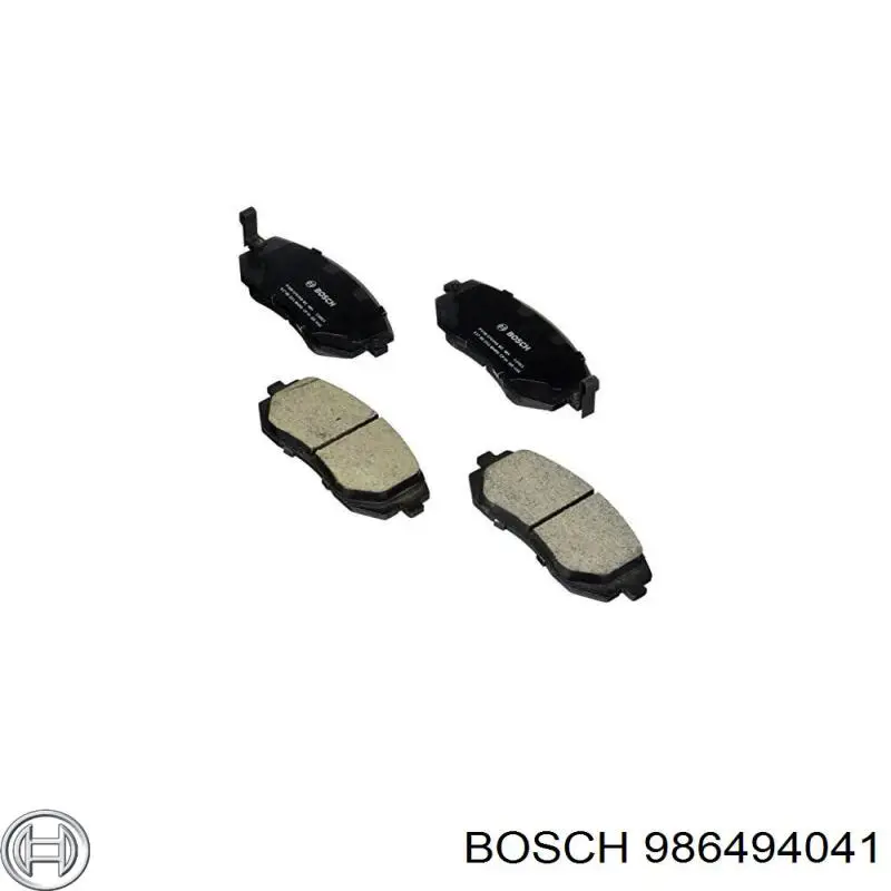 986494041 Bosch Передні гальмівні колодки