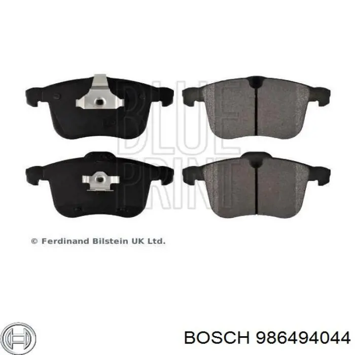 Гальмівні колодки Bosch 986494044 ціна, від 20.70 USD