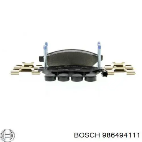 Гальмівні колодки Bosch 986494111 ціна, від 29.54 USD