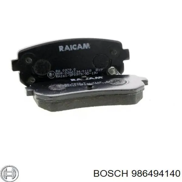 Задні гальмівні колодки Bosch 986494140 ціна, від 17.47 USD