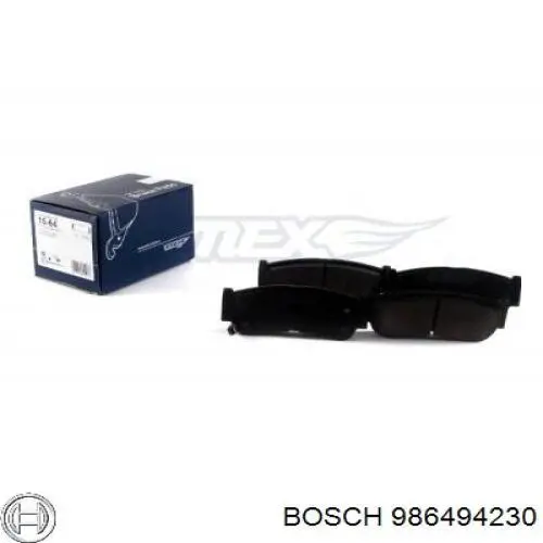 Задні гальмівні колодки Bosch 986494230 ціна, від 16.03 USD
