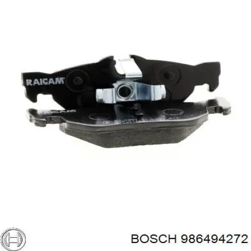 Задні гальмівні колодки Bosch 986494272 ціна, від 30.64 USD