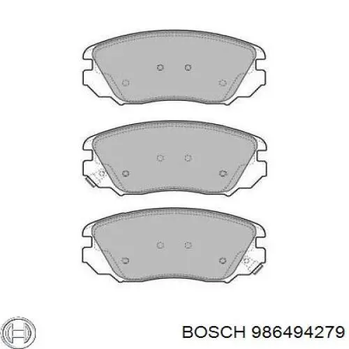 Гальмівні колодки Bosch 986494279 ціна, від 30.15 USD