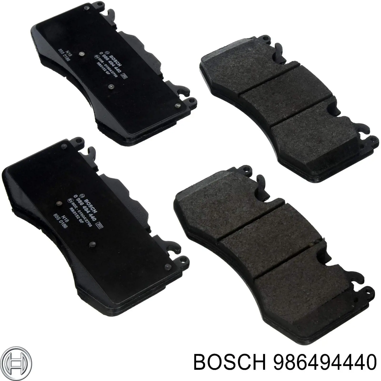 Колодки гальмівні передні, дискові 986494440 Bosch