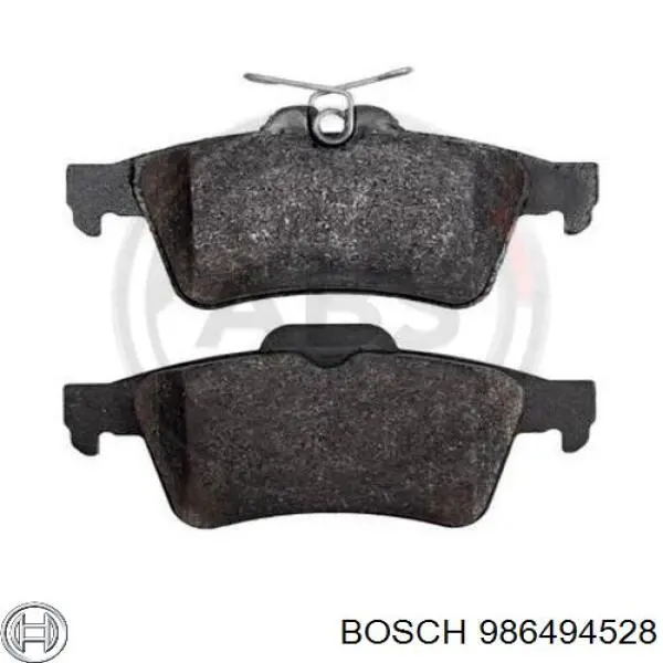 Задні гальмівні колодки Bosch 986494528 ціна, від 29.53 USD